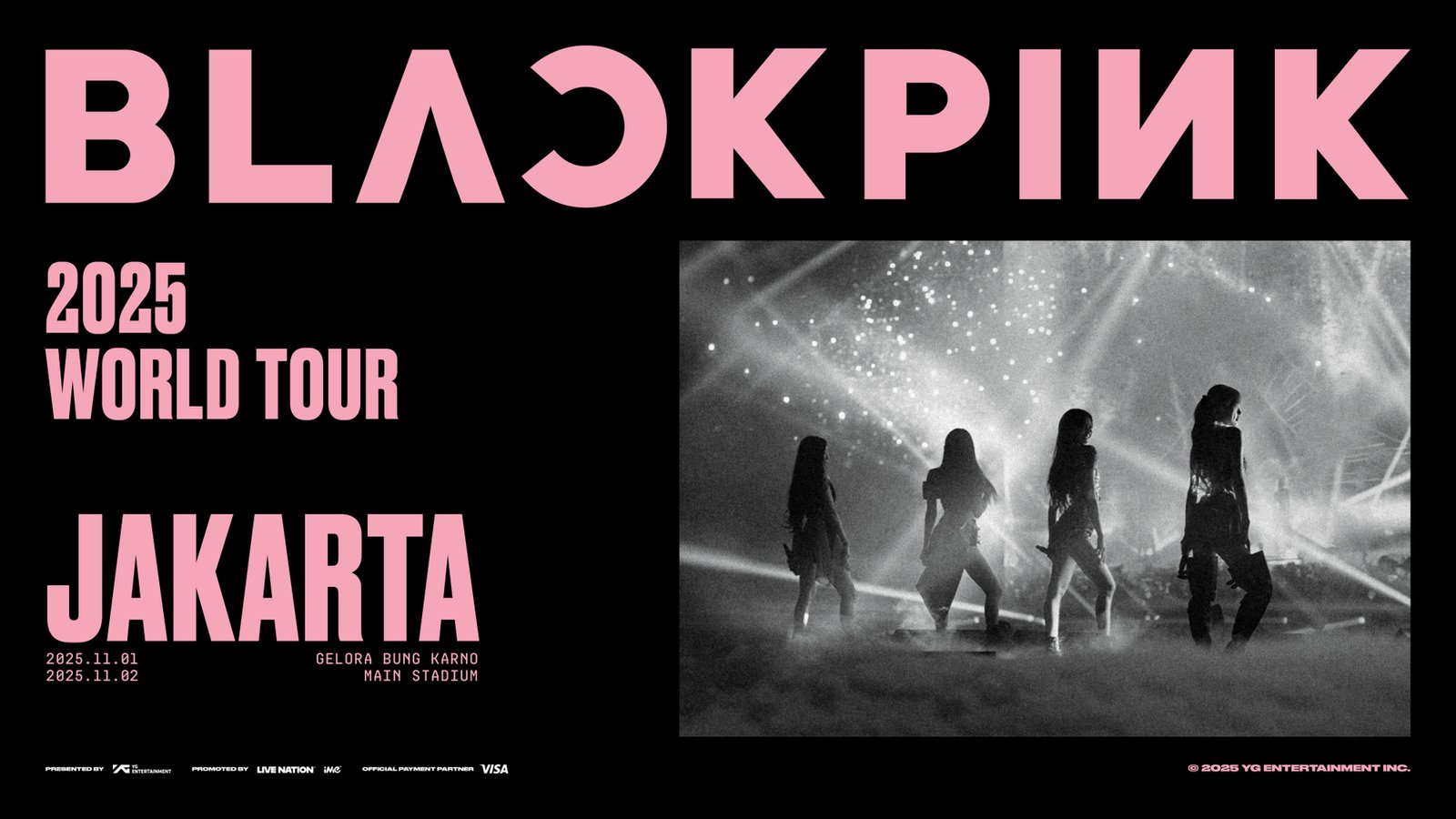 BLACKPINK WORLD TOUR IN JAKARTA - DAY 1 - poster 1