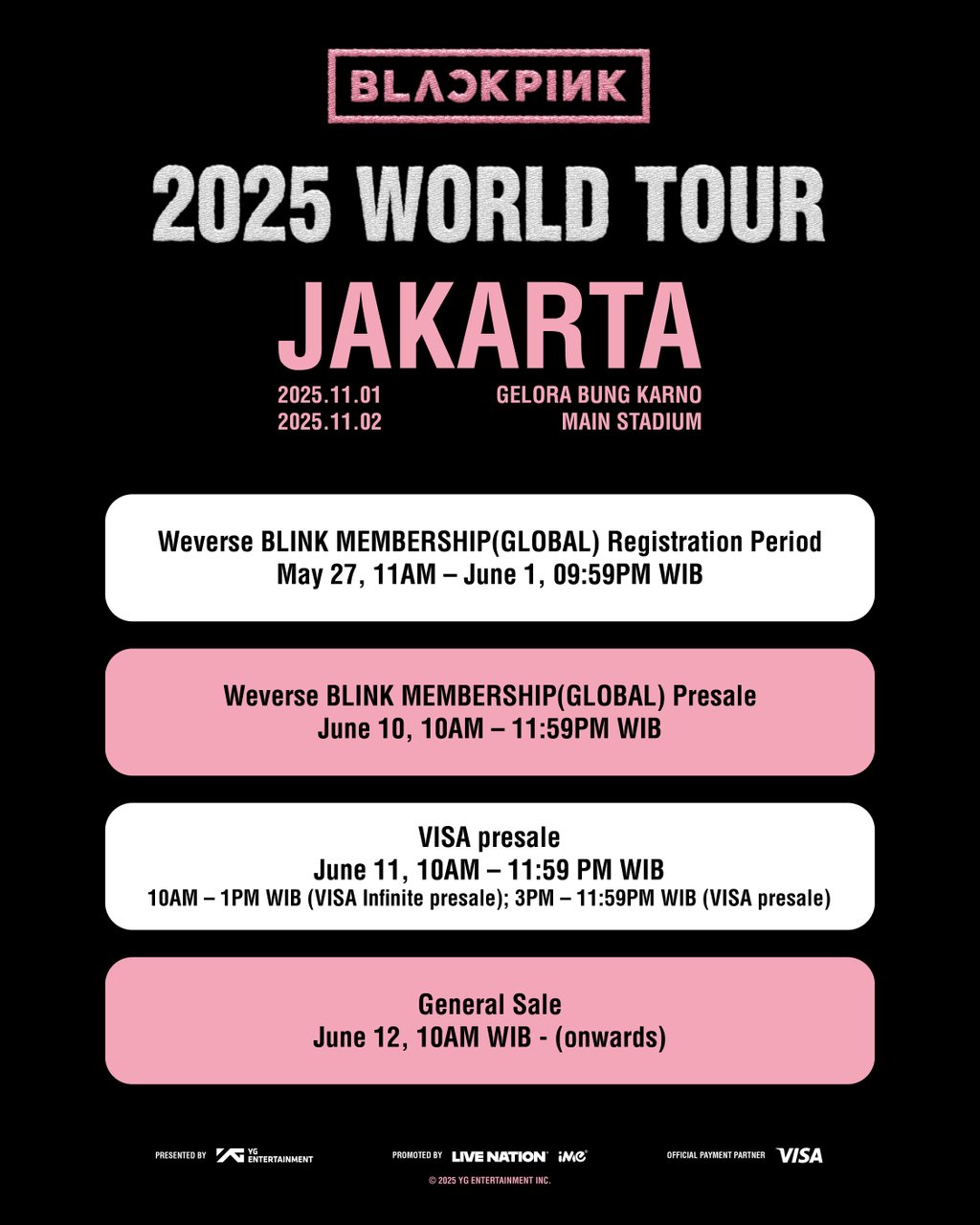 BLACKPINK WORLD TOUR IN JAKARTA - DAY 1 - poster 4