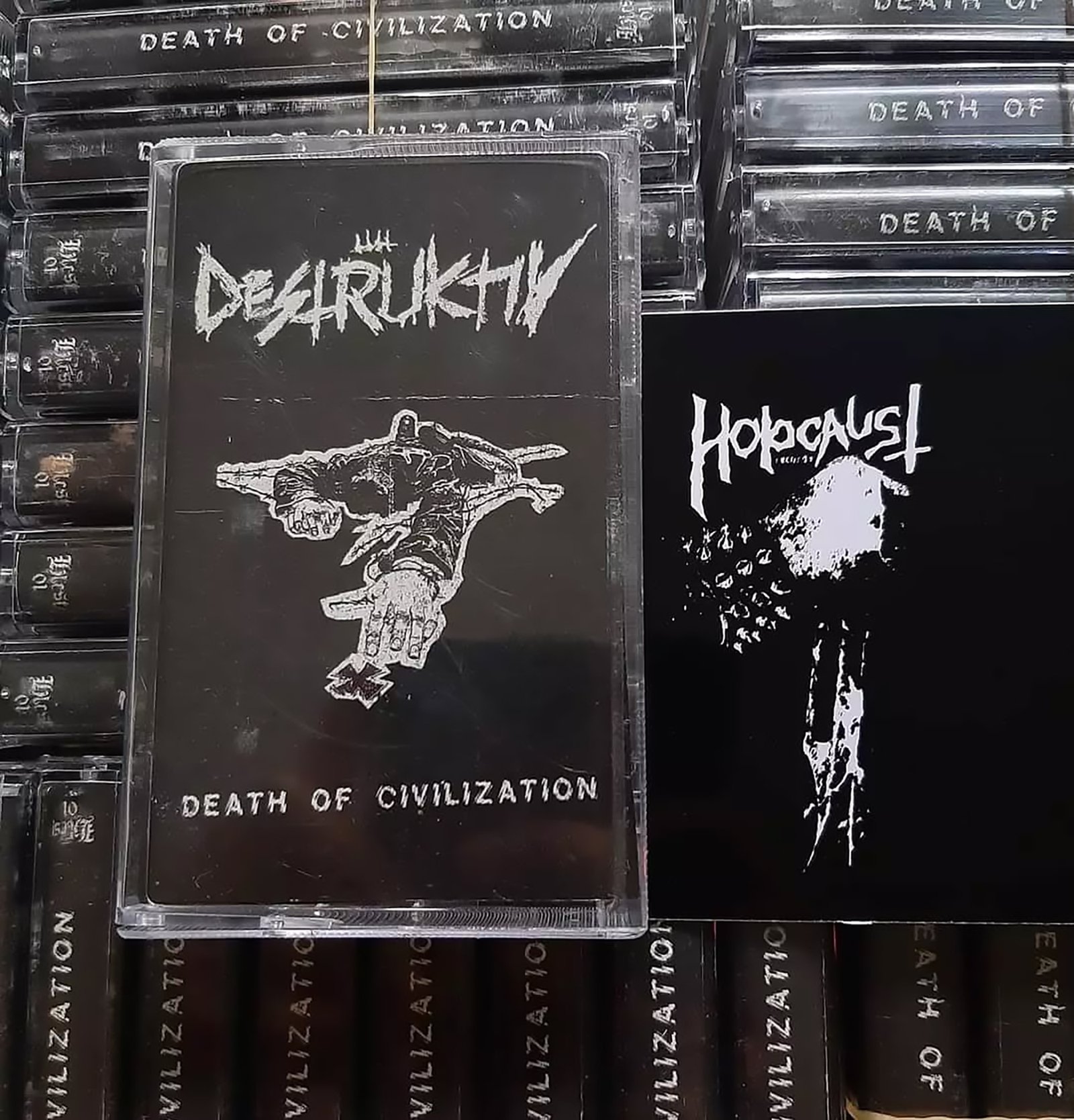 Destruktiv - Death of Civilization - Holocaust Records Cassette Tape 3