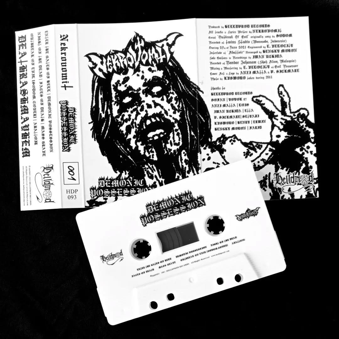 Nekrovomit - Demonic Possession - Cassette Tape Helldprod Records 2