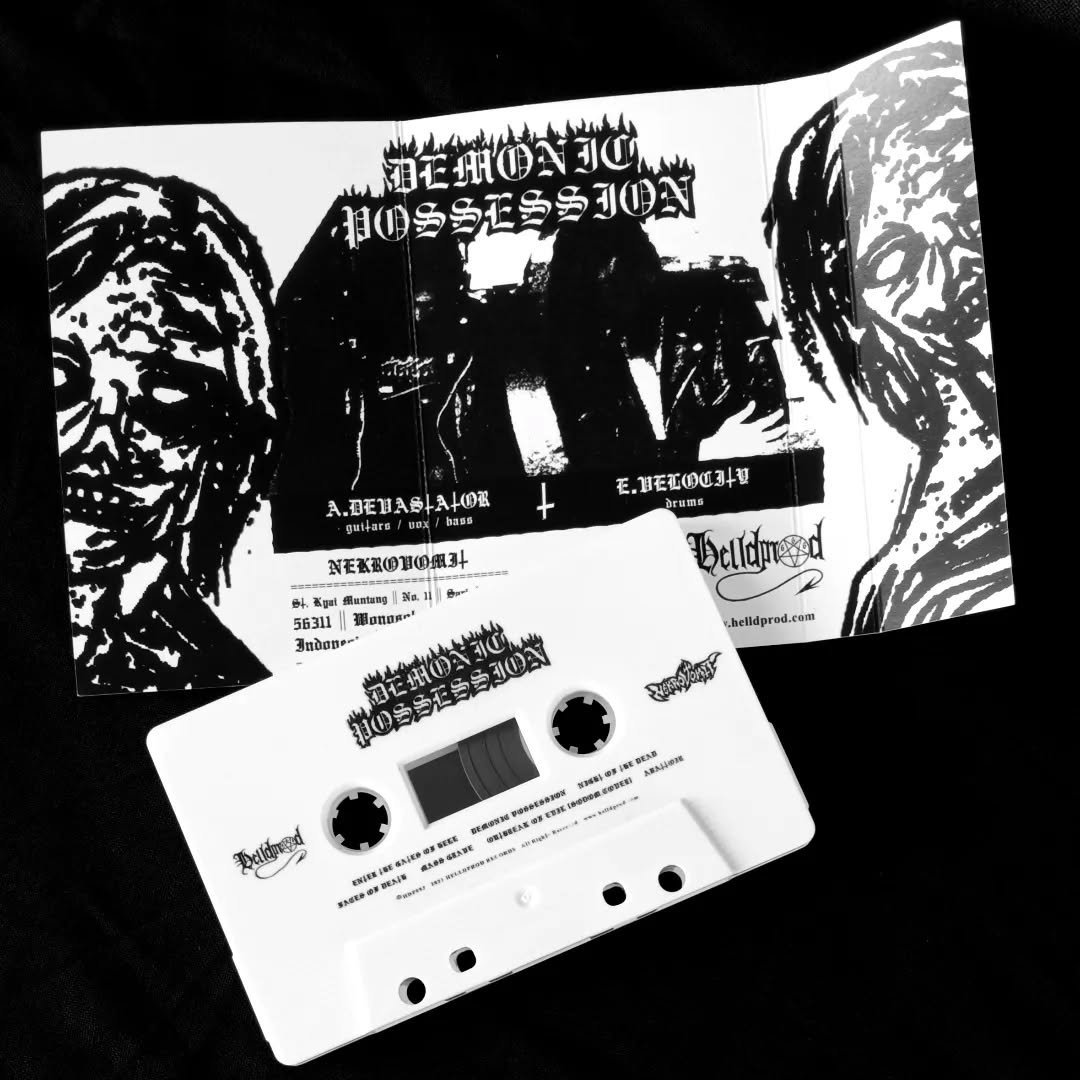 Nekrovomit - Demonic Possession - Cassette Tape Helldprod Records 5
