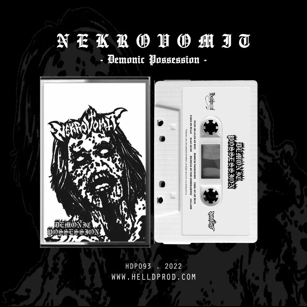 Nekrovomit - Demonic Possession - Cassette Tape Helldprod Records